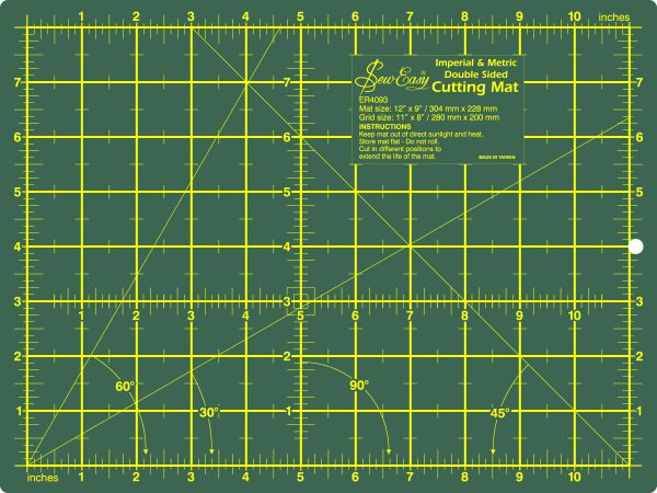 BASE DE CORTE SEW EASY 3MM DOBLE CARA 30 X 20CM